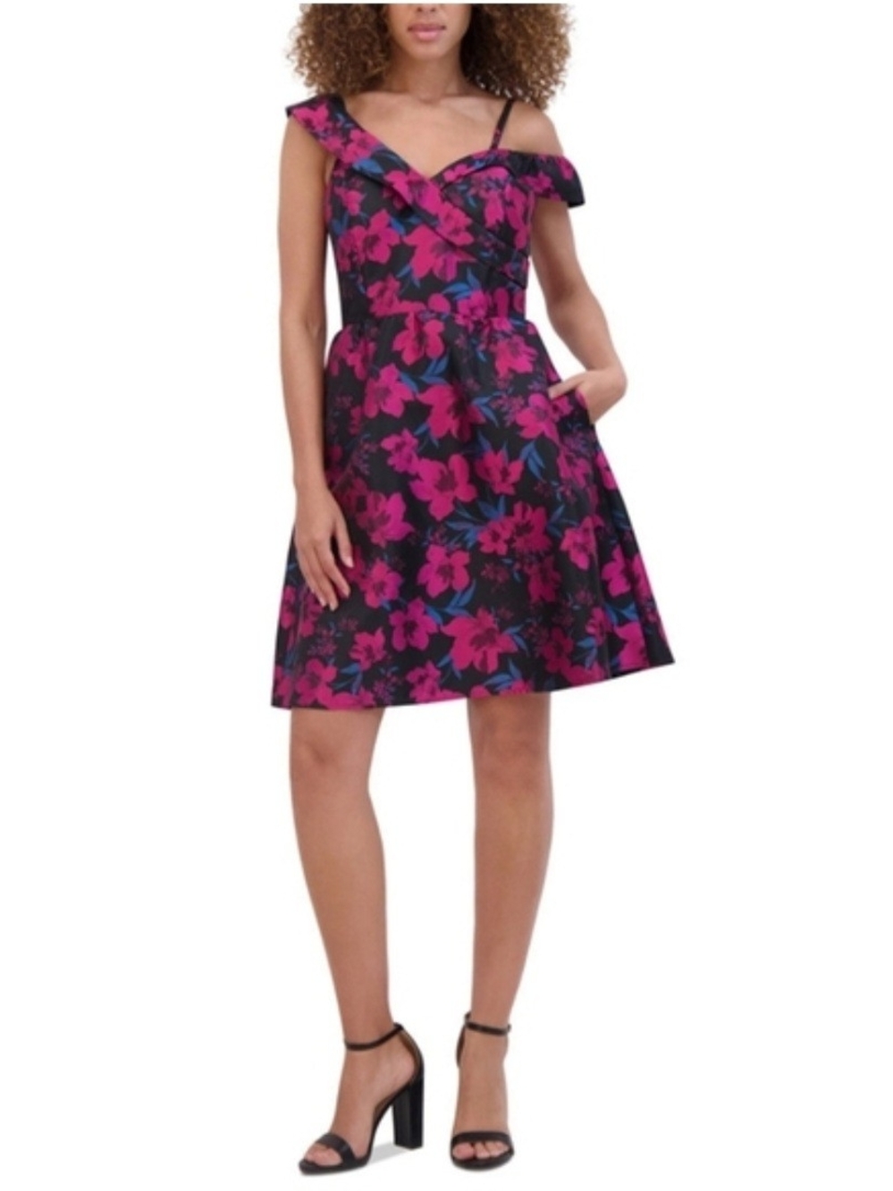 New Kensie Floral Off The Shoulder Dress Size 6